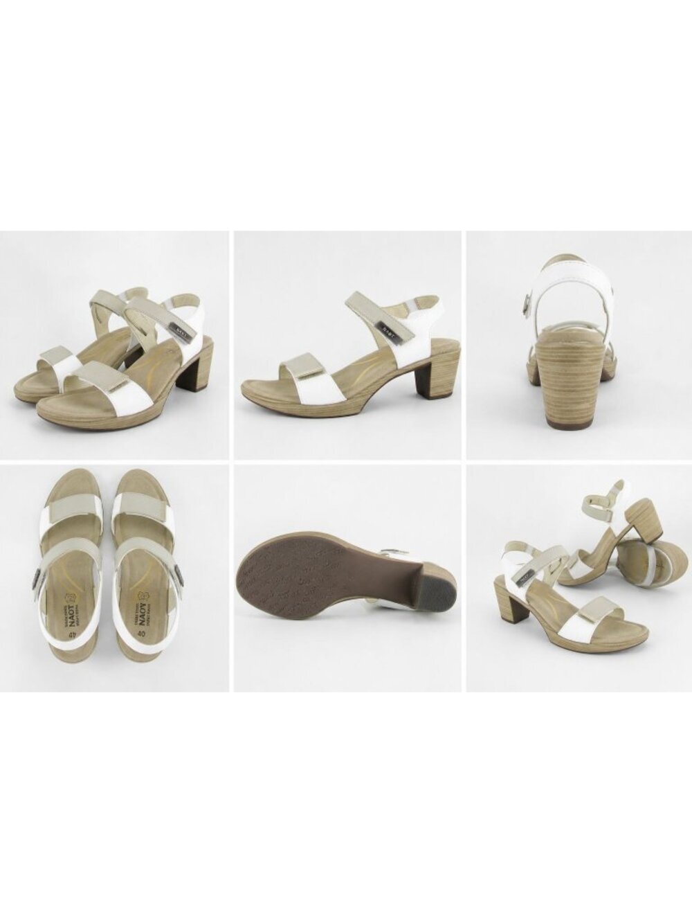 Naot Slingback Mid (2-2.9 in) Heel Height Sandals for Women Size 40 (9) Wedding